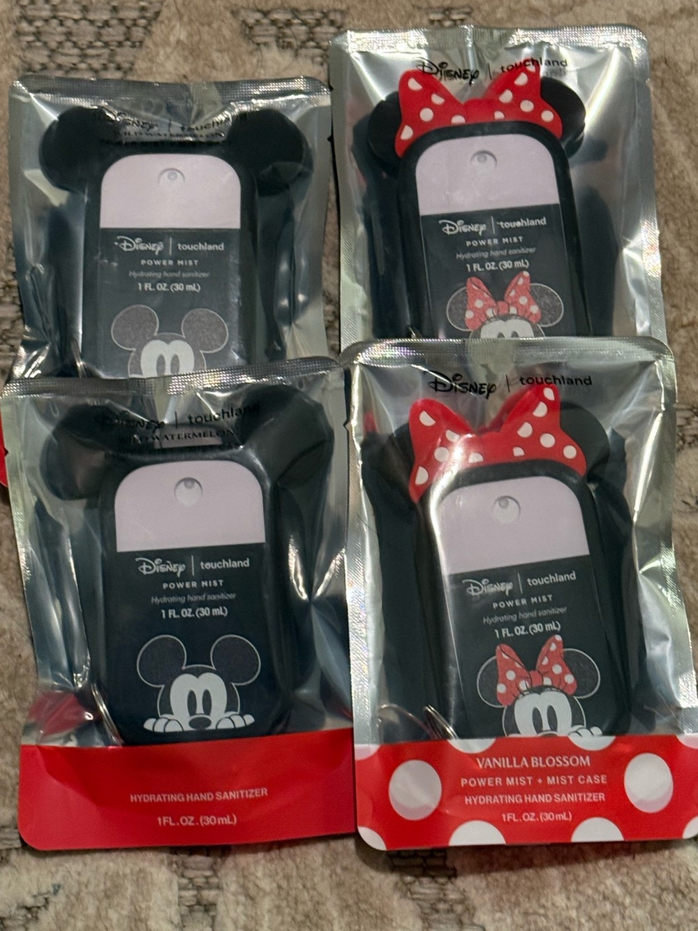 Touchland Disney Lot of 4. New unopened